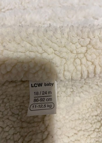 18-24 Ay Beden LC Waikiki Peluş Ceket