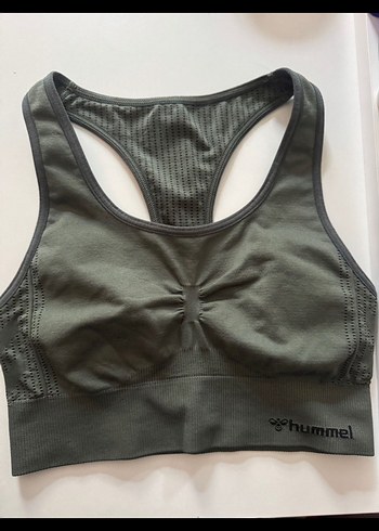Hummel Haki Spor Sütyeni