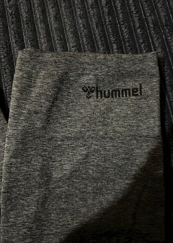Hummel Gri Kadın Hummel Spor Tayt