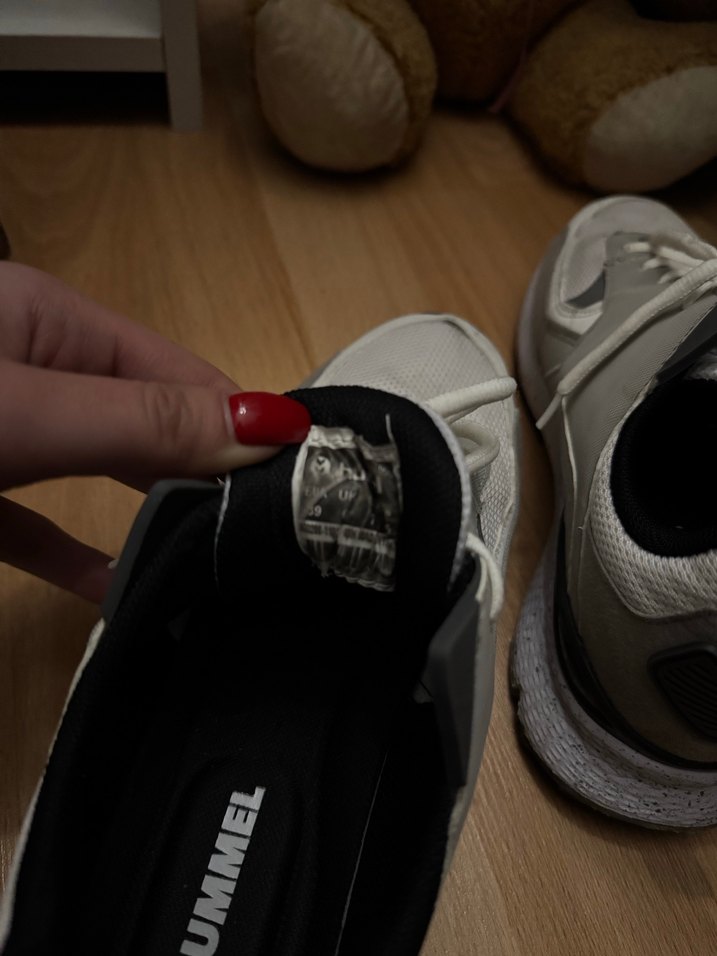 Hummel Gri Beyaz Kadın Spor Ayakkabı - Görsel 4