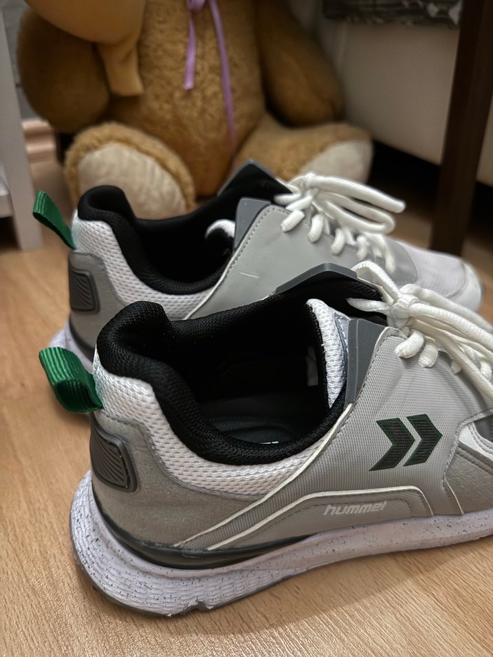 Hummel Gri Beyaz Kadın Spor Ayakkabı - Görsel 2