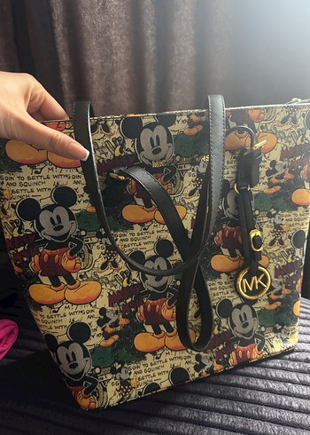 Michael Kors Baskılı Deri Kadın Çanta - Görsel 4