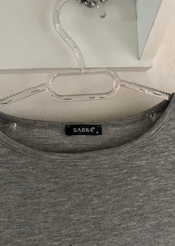 Gri Örgü Kedi Baskılı Sokak Stili Elbise - Görsel 3