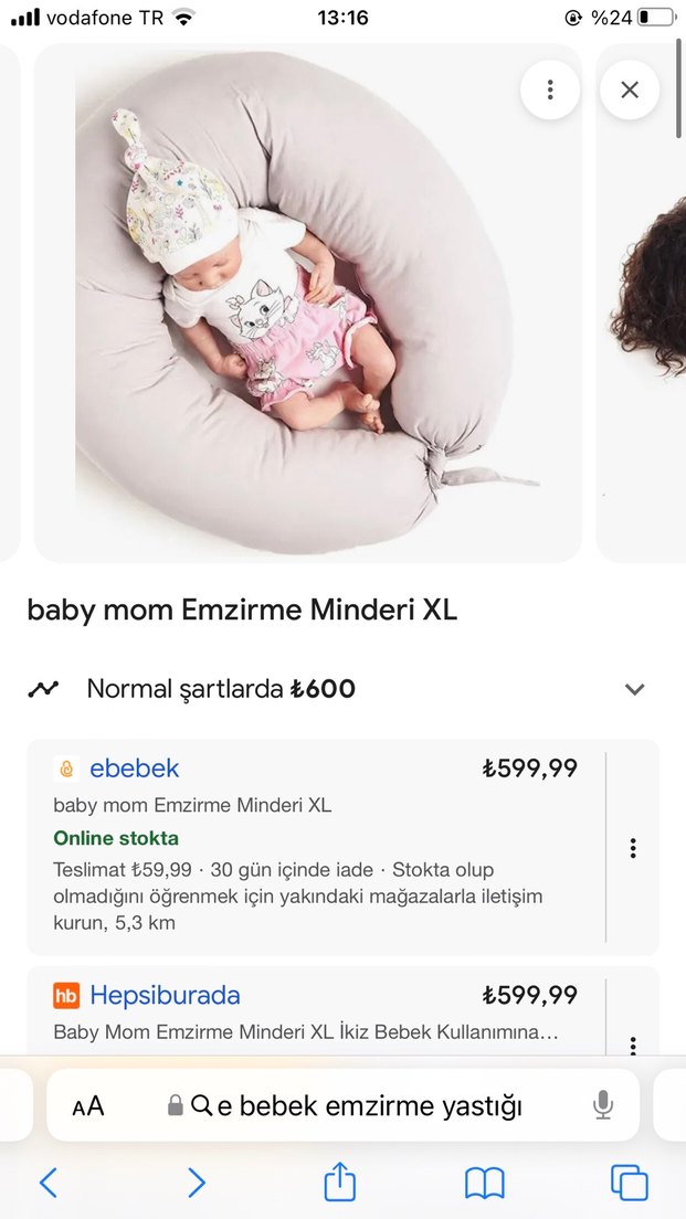 Baby Mom XL Emzirme Minderi Gri - Görsel 3