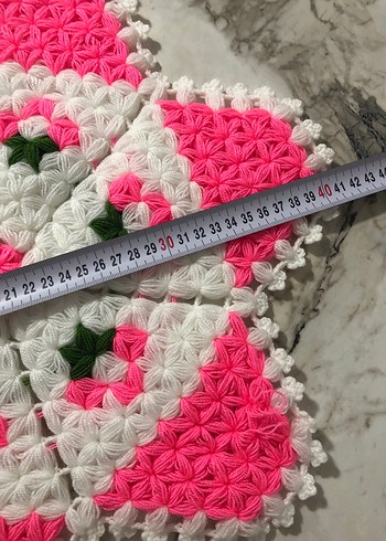 Çok Renkli Nakışlı Örgü lif - Görsel 2