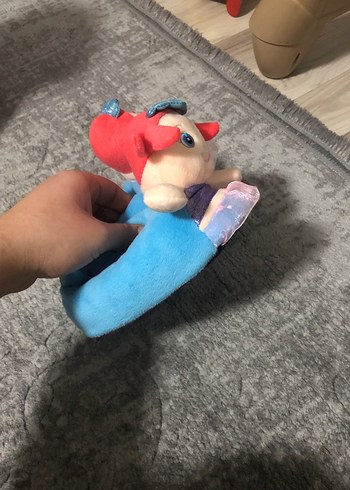 Renkli Deniz Kızı Peluş panduf - Görsel 2