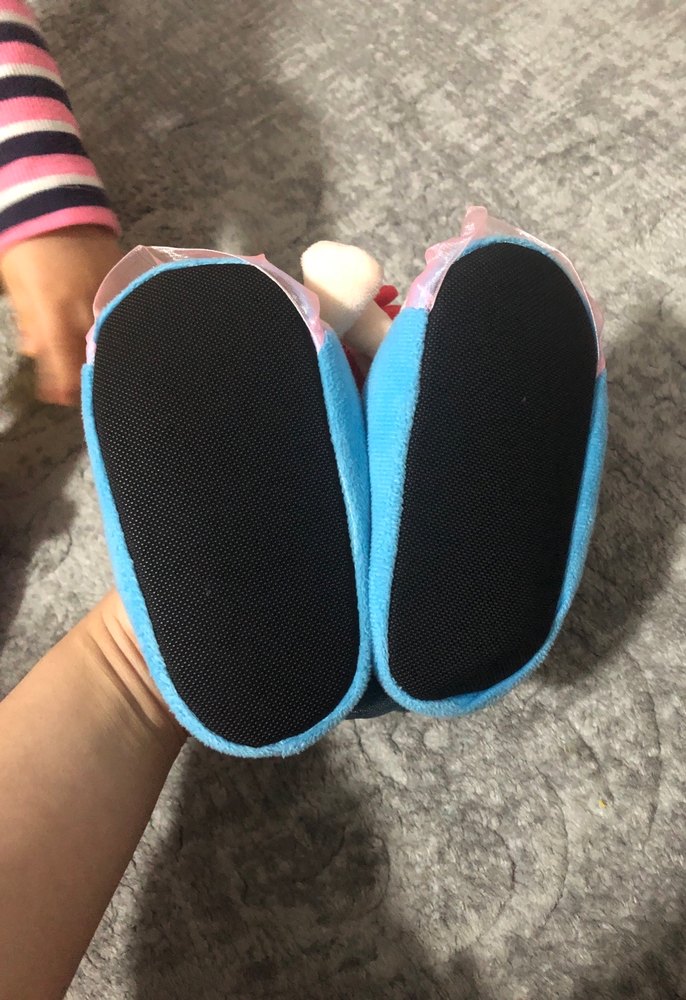 Renkli Deniz Kızı Peluş panduf - Görsel 4