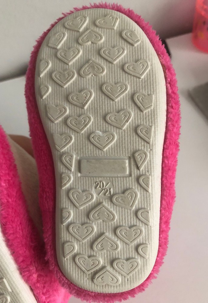 Kız Çocuk Pembe Nakışlı Sıcak Ev Terliği - Görsel 3