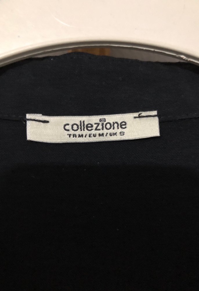 Siyah V Yaka Uzun Kollu Salaş Tunik - Görsel 4