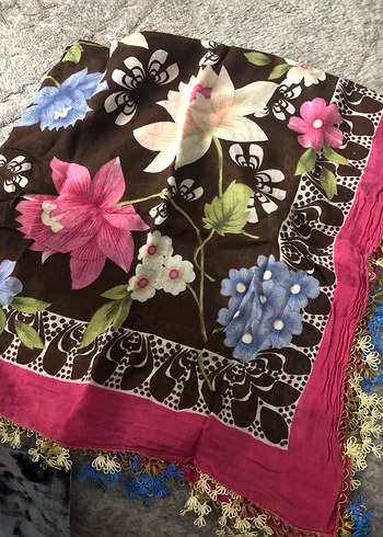 Oyalı başörtü yemeni tülbent - Görsel 4