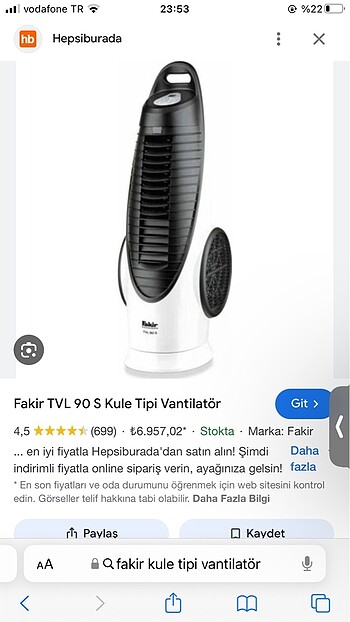 Kule tipi vantilatör