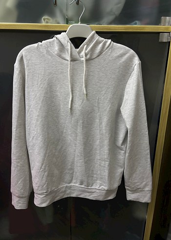 LC Waikiki Gri Kapusonlu Kadin Sweatshirt