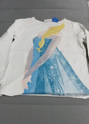 Kız Çocuk Baskılı Uzun Kollu Tişört - Görsel 2