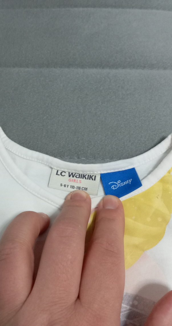 Kız Çocuk Baskılı Uzun Kollu Tişört - Görsel 3