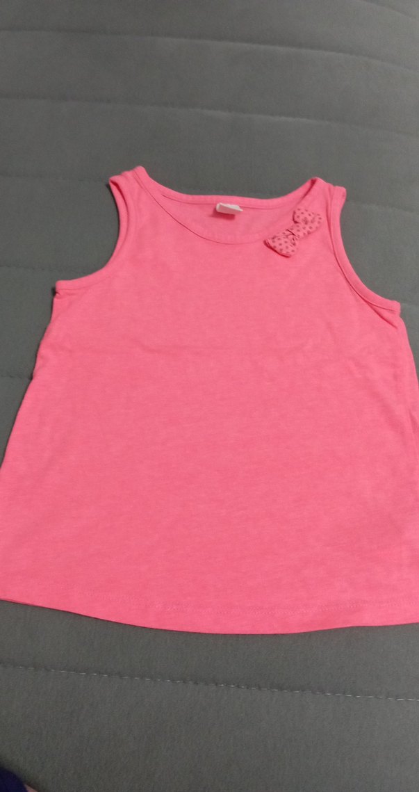 Kız Çocuk Pembe Kolsuz Fırfırlı Atlet - Görsel 3