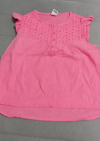 Pembe Fırfırlı Kolsuz Kız Elbisesi - Görsel 2