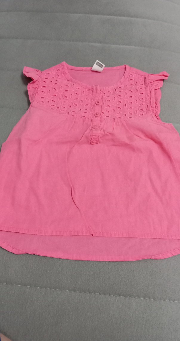 Pembe Fırfırlı Kolsuz Kız Elbisesi - Görsel 2