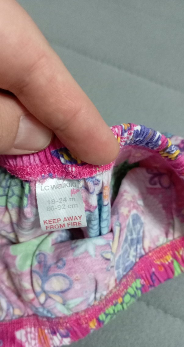 Renkli Çiçek Desenli Kız Çocuk Etek - Görsel 3