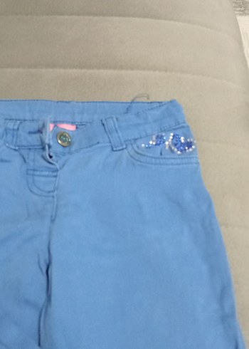 Mavi Loose Fit Kız Denim Pantolon - Görsel 3