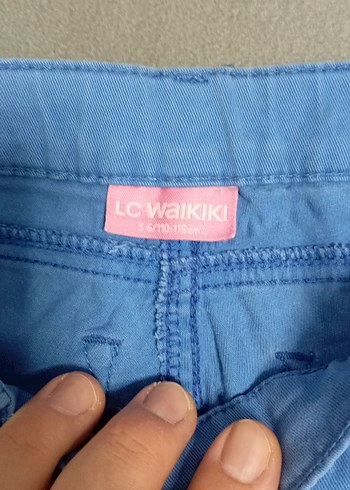 Mavi Loose Fit Kız Denim Pantolon - Görsel 5