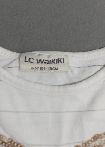 Kız Çocuk Beyaz Uzun Kollu Nakışlı Tişört - Görsel 3