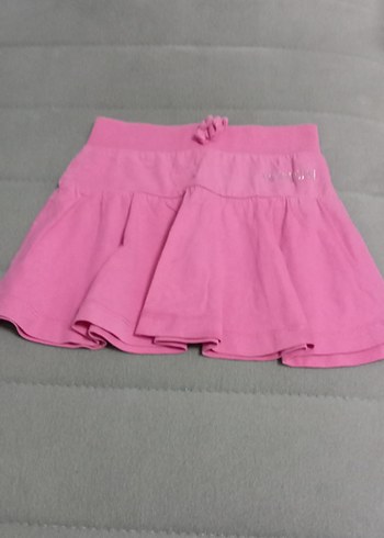 Pembe Kız Çocuk Fırfırlı Etek - Görsel 2