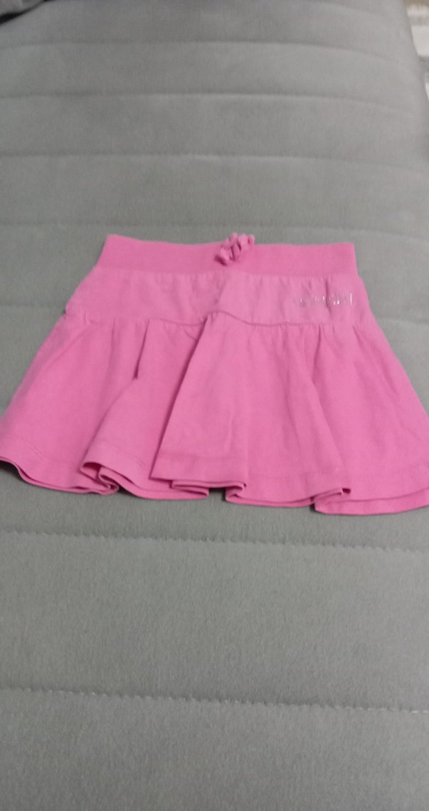 Pembe Kız Çocuk Fırfırlı Etek - Görsel 2