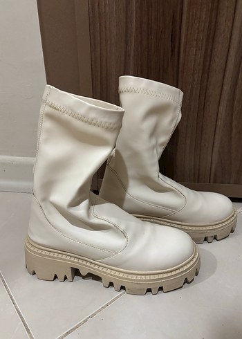 Ten Platform Topuklu Kadın Botlar - Görsel 3