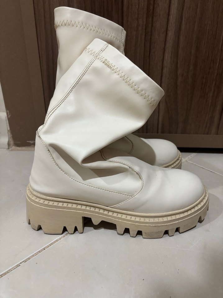 Ten Platform Topuklu Kadın Botlar - Görsel 2