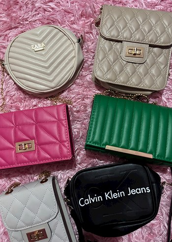 Prada Pembe Deri Kadın El Çantası - Görsel 13