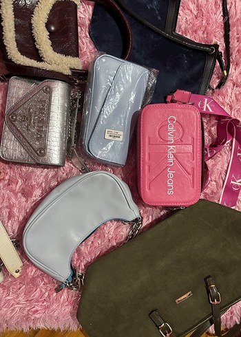 Prada Pembe Deri Kadın El Çantası - Görsel 7