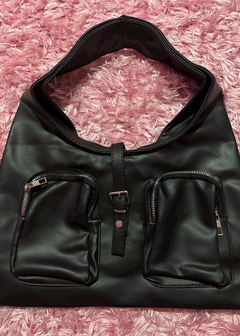 Prada Pembe Deri Kadın El Çantası - Görsel 11