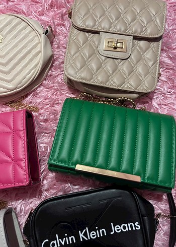 Prada Pembe Deri Kadın El Çantası - Görsel 16