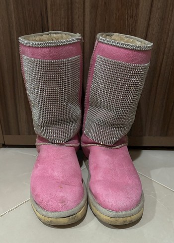 Kürklü Süet Kadın Bot - Görsel 3