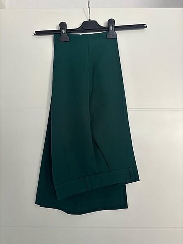 26 Beden Yeşil kumaş pantolon