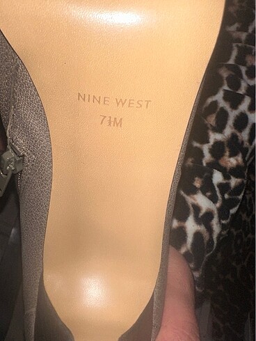 37,5 Beden haki Renk Nine West Çizme