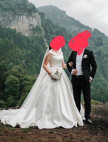 Saten Gelinlik