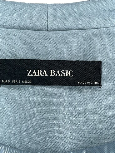 s Beden mavi Renk Zara Blazer %70 İndirimli.
