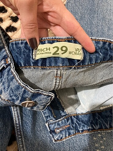 29 Beden lacivert Renk Jeans