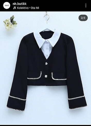 Lacivert blazer ceket 