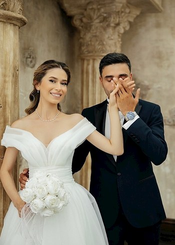 Modern Klasik A Kesim Gelinlik - Görsel 3