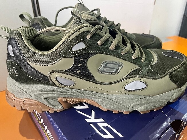43 Beden haki Renk Skechers Erkek Sneaker Ayakkabı