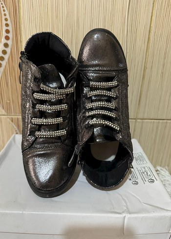 Dolgu Topuklu Kadın bot - Görsel 5