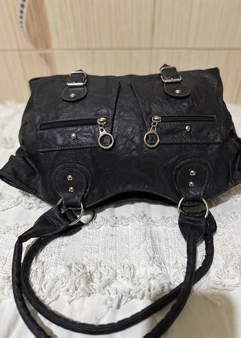 Vintage gothic-punk tarz çanta - Görsel 5