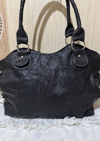 Vintage gothic-punk tarz çanta - Görsel 4