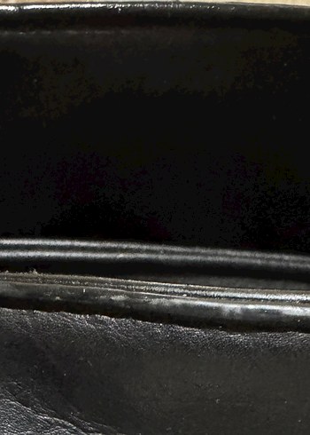 Siyah Deri Çivili Gotik Kadın Çantası - Görsel 7