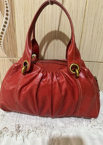 İtalyan Deri Kadın Çanta - Görsel 4