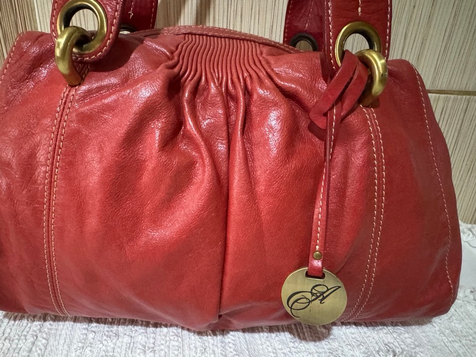 İtalyan Deri Kadın Çanta - Görsel 2