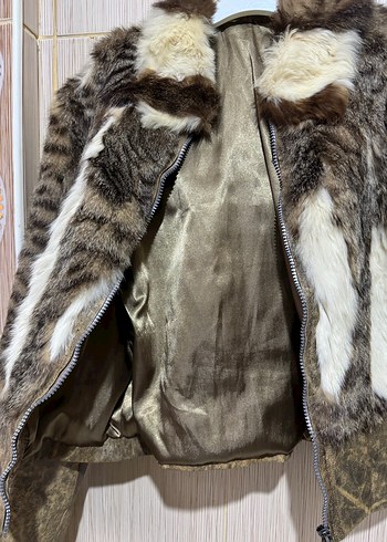 American Vintage kürklü mont - Görsel 5