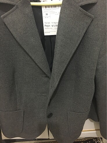 36 Beden Koton blazer ceket